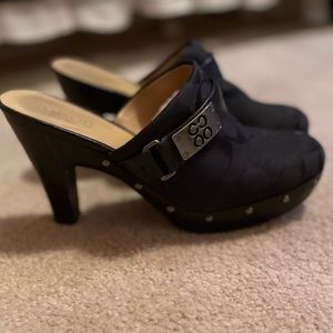 Black Coach Mules